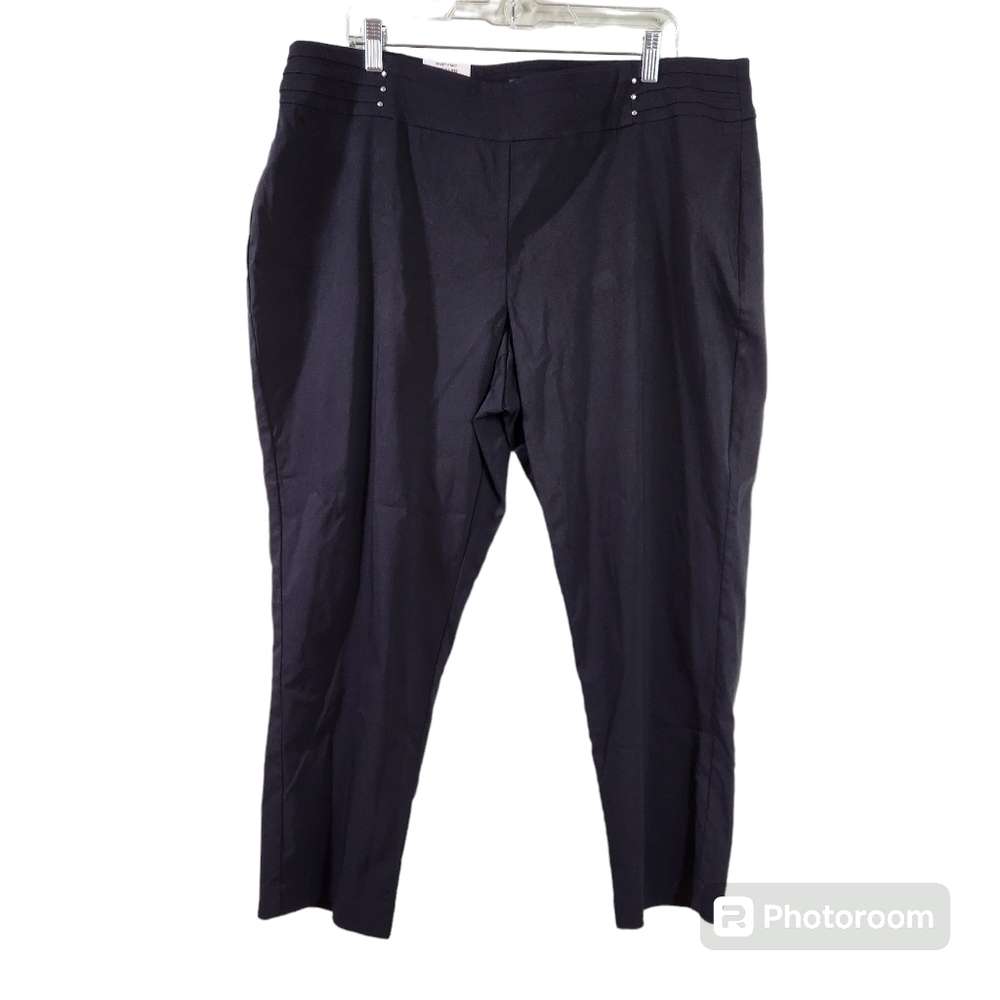JM Collection Black Dress Pants, sz 20W